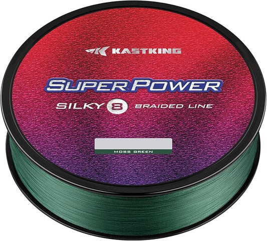 KastKing SuperPower Braided Fishing Line - Abrasion Resistant Braided Lines – Incredible Superline – Zero Stretch – Smaller Diameter – A Must-Have!