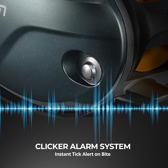 Piscifun Alinox 400 Baitcaster Fishing Reel, 38Lbs Max Drag Aluminum Alloy Frame Baitcasting Reel, Available in 6.6:1/8.1:1 Gear Ratio, Freshwater and Saltwater Low Profile Casting Reel for Musky