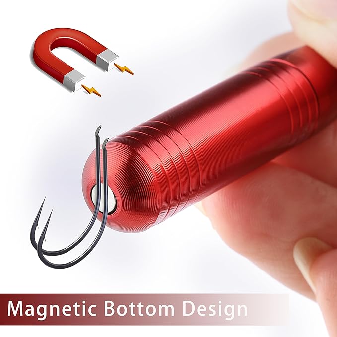 4PCS Fishing Hook Remover, Stainless Steel Fish Hook Remover Tool for Finishing, Storage Tube Included