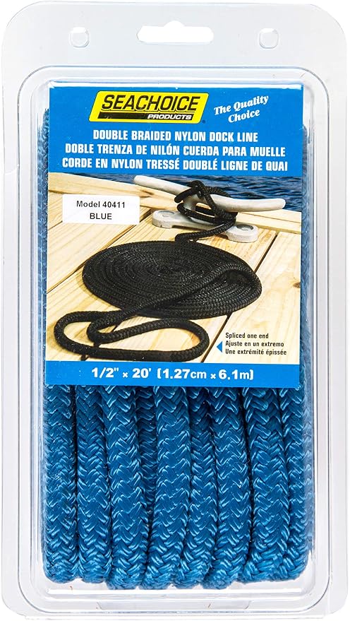 Seachoice Double-Braid Nylon Dock Line
