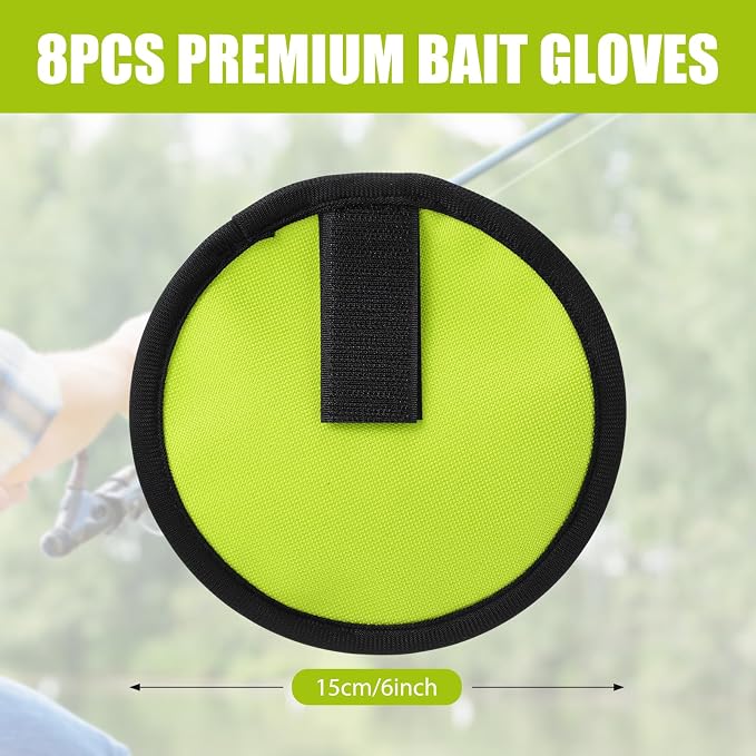 8 Pack Fishing Lure Covers，Lure Wraps for Fishing Rod，Fishing Hook Bait Covers