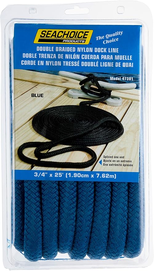 Seachoice Double-Braid Nylon Dock Line