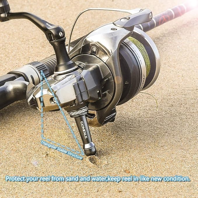 GOMEXUS Reel Stand Protect Reel from Rock Compatiable for Shimano Stradic Stella Vanford Daiwa Certate Exist Spinning Reel