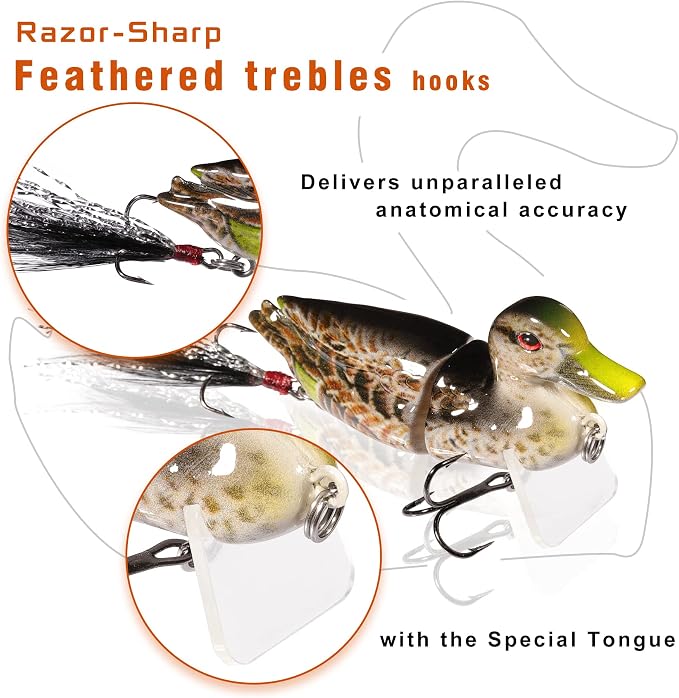 TRUSCEND Swimmax Easy Catch Fishing Lures with BKK Hooks, Wiggling, Vibrating, Rattling and Gurgling for More Bites, Heavy-Duty Dyneema Fiber Jointed Swimbaits for Bass, Trout, Crappie, Walleye, Pike