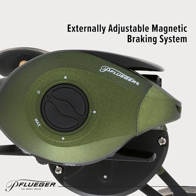 Pflueger Monarch Low Profile Baitcast Fishing Reel