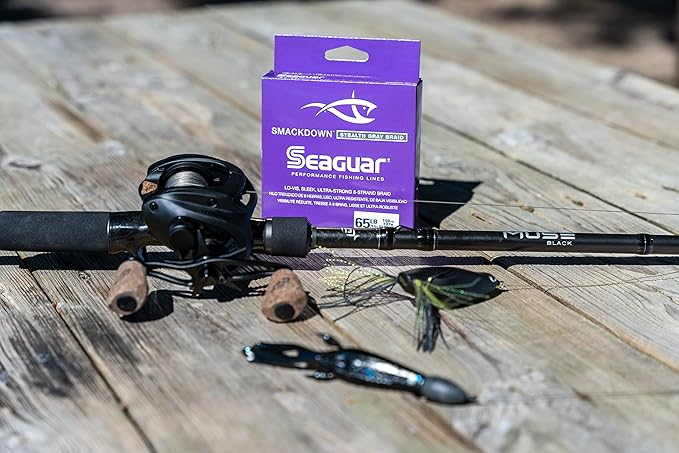 Seaguar Smackdown High Visibility Braided Fishing Line, Flash Green, Multiple Sizes