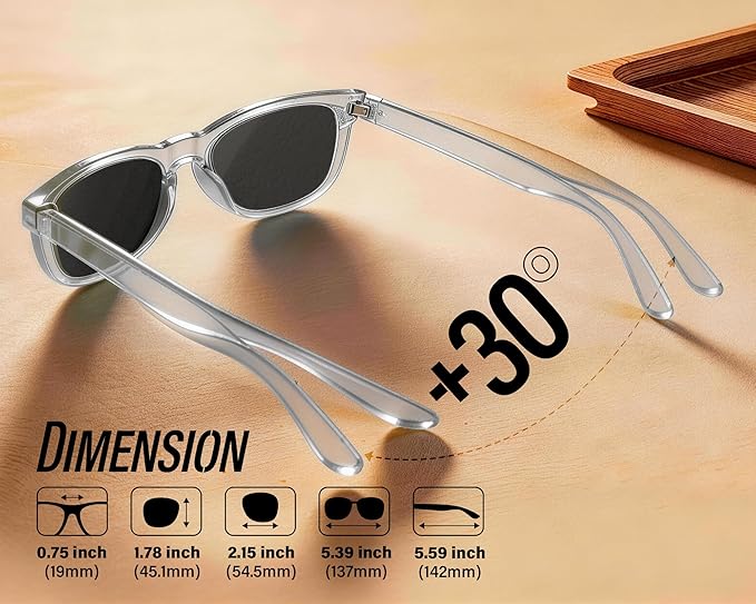 Polarized Sunglasses for Men & Women, Lightweight Driving Sunglasses for Fishing, Golf, Sports, UV400 Protection