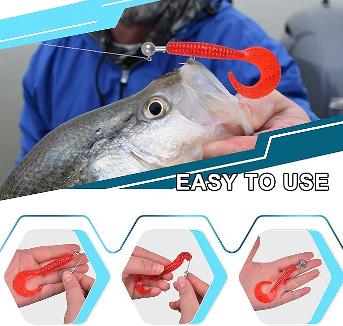 Jig Heads Fishing Hooks Crappie Jigs Unpainted Jig Heads Round Ball Sharp Fishing Jigs Hooks for Bass Trout Crappie Walleye Saltwater Freshwater