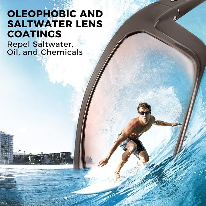 KastKing Huzzah Polarized Sport Sunglasses for Men and Women, Ideal for Driving Fishing Cycling and Running,UV Protection