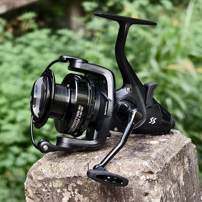 Sougayilang Spinning Reel,33Lbs Max Drag Fishing Reel,Full-Metal Spool+CNC-Machined Crank,for Freshwater Saltwater Bass and Catfish.