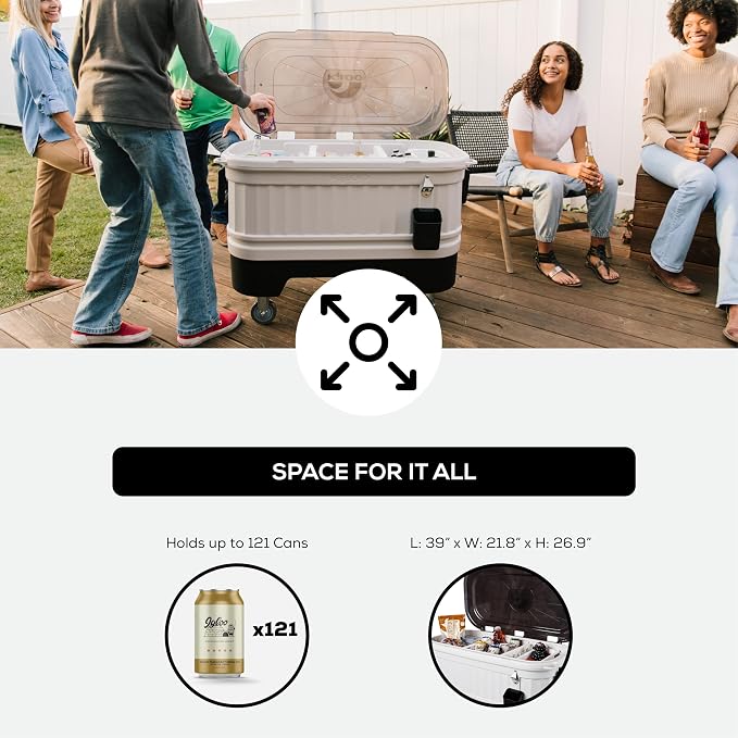 Igloo Hard Cooler | Polar & Party Bar Series | Insulated Ice Chests