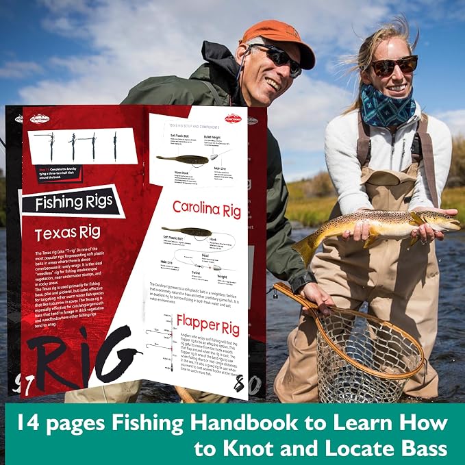 FONMANG Fishing Lures - Tackle Box with Tackle Included, Fishing Kit with VIBs, Frogs, Minnows, Soft Baits, Hooks & Weights Accessories, Freshwater Lure Kit for Bass Walleye Trout