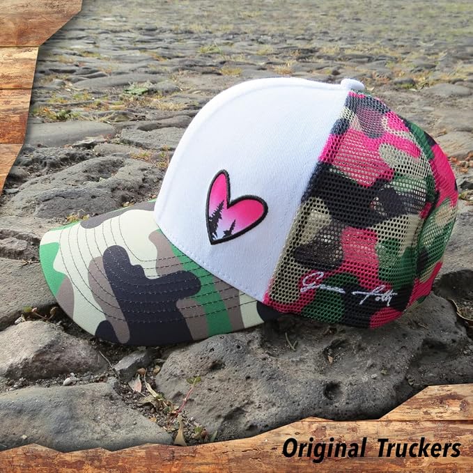 Grace Folly Beach Trucker Hats for Women- Snapback Baseball Cap for Summer