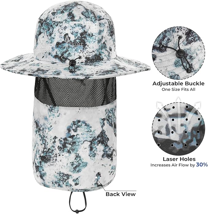 KastKing Sol Armis UPF 50 Boonie Hat - Sun Protection Hat, Fishing Hat, Beach & Hiking Hat, Paddling
