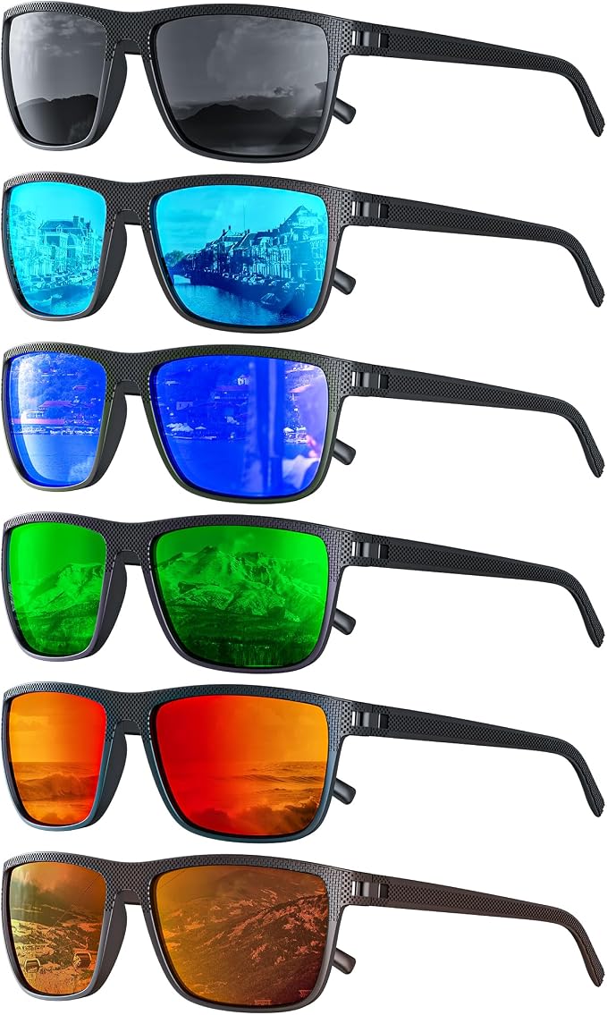 Sunglasses-Men Polarized Mens Sunglasses: Classic Women Sun Glasses UV Protection for Fishing