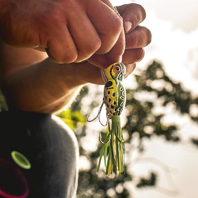 Arbogast Hula Popper Topwater Bass Fishing Lure