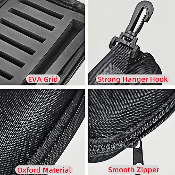 EVA Bait Storage Binder Bag, Waterproof Fishing Fly Lure & Spinner Bait Organizer, Leader Wallet Tackle Binder Case Bag