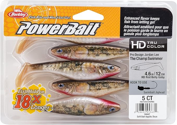 Berkley PowerBait The Champ Swimmer Fishing Soft Bait