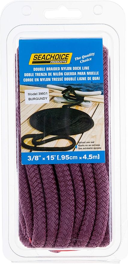 Seachoice Double-Braid Nylon Dock Line