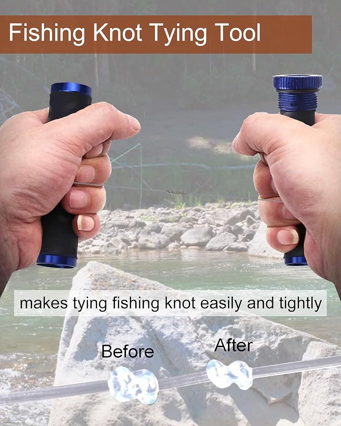 Knot Puller Fishing Knot Tying Tool Fishing Line Knot Puller Tool Fish Hook Tying Tool Fishing Knot Assist Tool Fishing Hook Tie Tool Knot Tool Fishing Line Knotting Device Knot Grippers