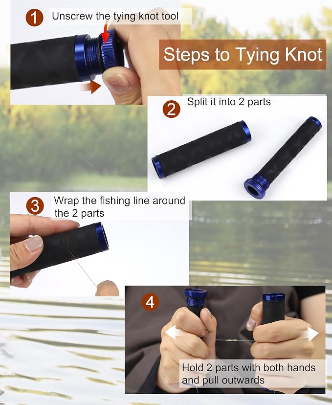 Knot Puller Fishing Knot Tying Tool Fishing Line Knot Puller Tool Fish Hook Tying Tool Fishing Knot Assist Tool Fishing Hook Tie Tool Knot Tool Fishing Line Knotting Device Knot Grippers