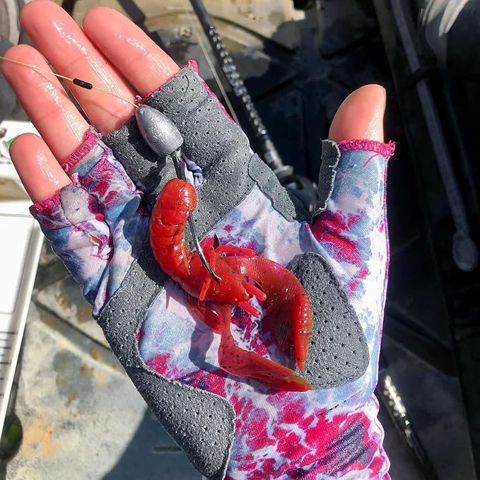 Glacier Glove Islamorada 50+ Sun Protection Durable Lightweight Breathable Quick-Dry Fingerless Outdoor Fishing Sun Glove