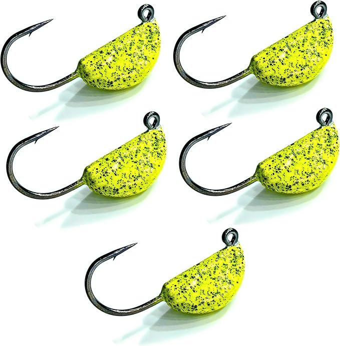 Sheepshead Jig, 2~5 Pack, Standup Style Jig, Saltwater Fishing Jig, Powder Coat Finish Made in The USA with 2X Hook, 1/2oz, 3/4oz, 1oz Sizes