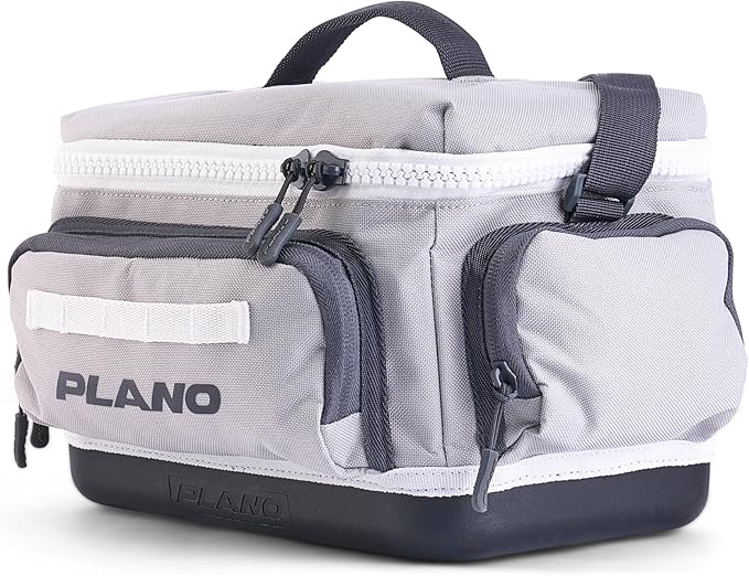 Plano Weekend 3500 Tackle Bag, Cutting-Edge Fishing Tackle Bag, Molded Waterproof Base, Spacious Storage, Die Cut Tool Sleeves, Daisy Chain Attachment Points