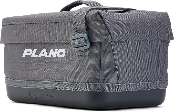 Plano Weekend Softside 3500 Tackle Bag, Cutting-Edge Fishing Tackle Bag, Molded Waterproof Base, Spacious Storage, Die Cut Tool Sleeves, Daisy Chain Attachment Points