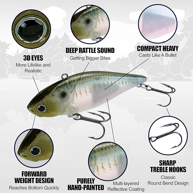 LUCKY CRAFT LV-500DRS ~Deep Rattle Sound~, Fishing Lure, Lipless Crankbait