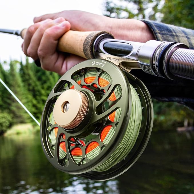 Piscifun Sword Fly Fishing Reel, CNC-Machined Aluminum Alloy Fly Reel