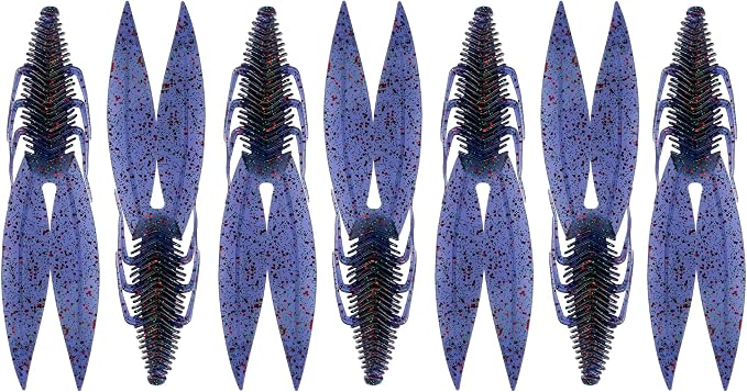 6th Sense – Bodega – Soft Plastic Creature Bait – Bass Fishing – Twin Ridge Tail Action – Multiple Sizes – Made in the USA