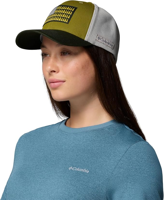 Columbia Unisex Adult PFG Logo Mesh Ball Cap