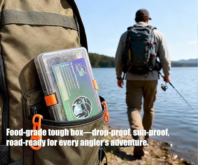 Elite Series Bass Fishing Tackle Kit - Fully Loaded Box, No Junk Fillers - Durable Lightweight Portable Pro Gear for Youth, Teens, Beginners & Kayak - Premium Gift for All Levels