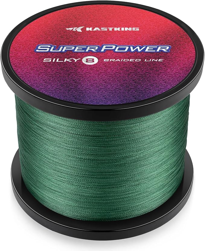 KastKing SuperPower Braided Fishing Line - Abrasion Resistant Braided Lines – Incredible Superline – Zero Stretch – Smaller Diameter – A Must-Have!