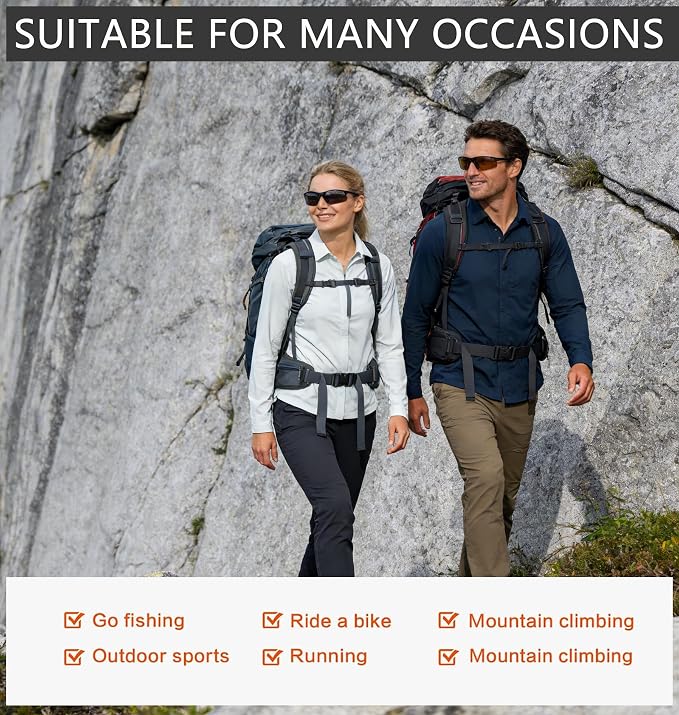 17g Polarized Sports Sunglasses for Men Women Tr90 Frame UV400 Protection Sun Glasses for Cycling Fishing Driving