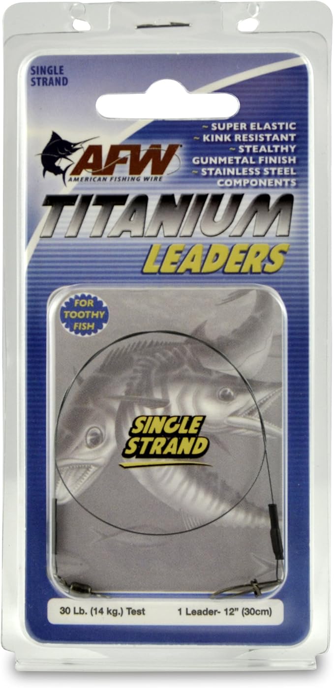 American Fishing Wire Titanium Single Strand Leader