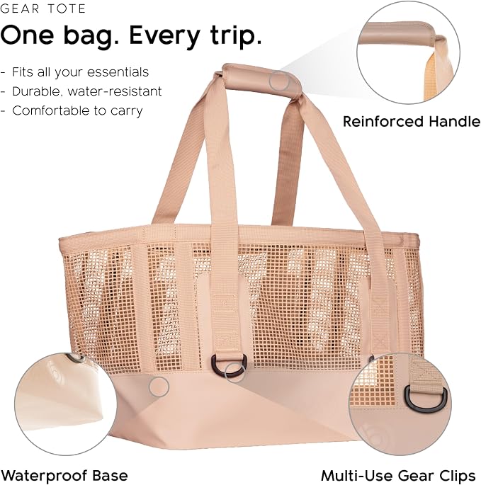 MISSION Boat Gear CASSI Heavy-Duty Outdoor Tote and Waterproof Marine-Grade Mesh Boat Bags