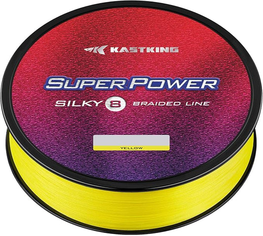 KastKing SuperPower Braided Fishing Line - Abrasion Resistant Braided Lines – Incredible Superline – Zero Stretch – Smaller Diameter – A Must-Have!