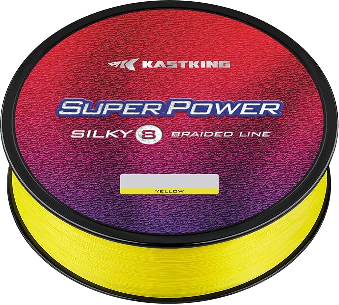 KastKing SuperPower Braided Fishing Line - Abrasion Resistant Braided Lines – Incredible Superline – Zero Stretch – Smaller Diameter – A Must-Have!