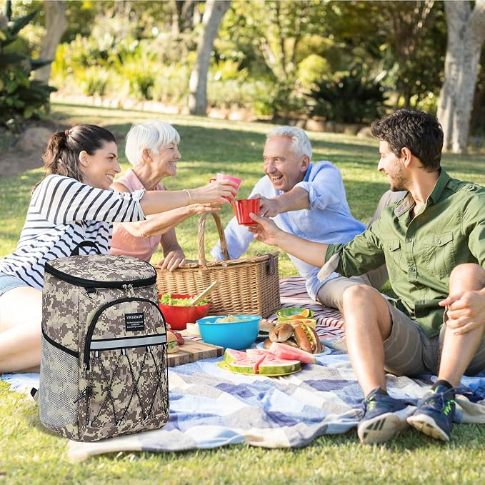 Backpack Cooler Backpack 26 Cans Insulated Leak Proof for Women Men Beach Camping Picnic Fishing Hiking Lunch Backpack Waterproof Cooler