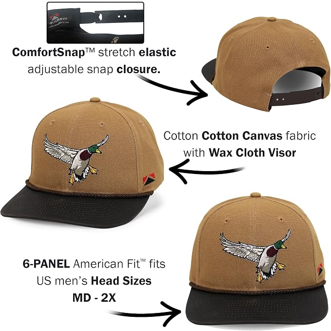 Paramount Outdoors Sporting Hat Collection for Men Hunting and Fishing Caps with ComfortSnap