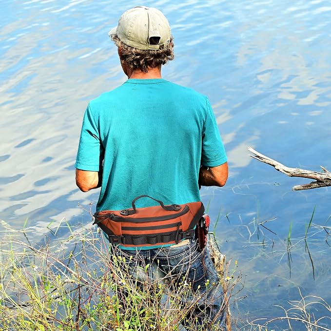 Fishing Fanny Pack for Men -Fishing Fanny Pack-Lightweight and Fishing Sling Pack