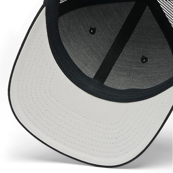 Columbia Unisex Unisex PFG Fish Flag Mesh Snap Back Hat, Black/Black/Cool Grey, One Size
