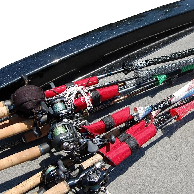 Fishing Lure Covers, 5.9" Rod Lure Wrap, Lure Wraps for Fishing Rod, The Best Choice for Tri Color Mixed