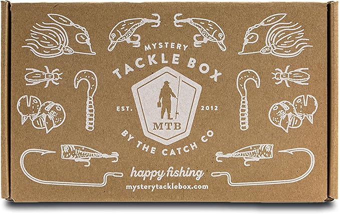 Catch Co Mystery Tackle Box Freshwater Largemouth and Smallmouth Bass Lures Fishing Kit