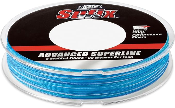 Sufix 300 Yard 832 Advanced Superline Braid Fishing Line - Coastal Camo
