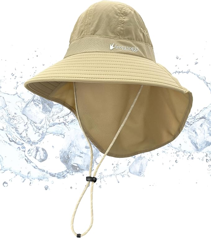 FROGG TOGGS Unisex Adult Chilly Pro Cooling Sun Shade Hat