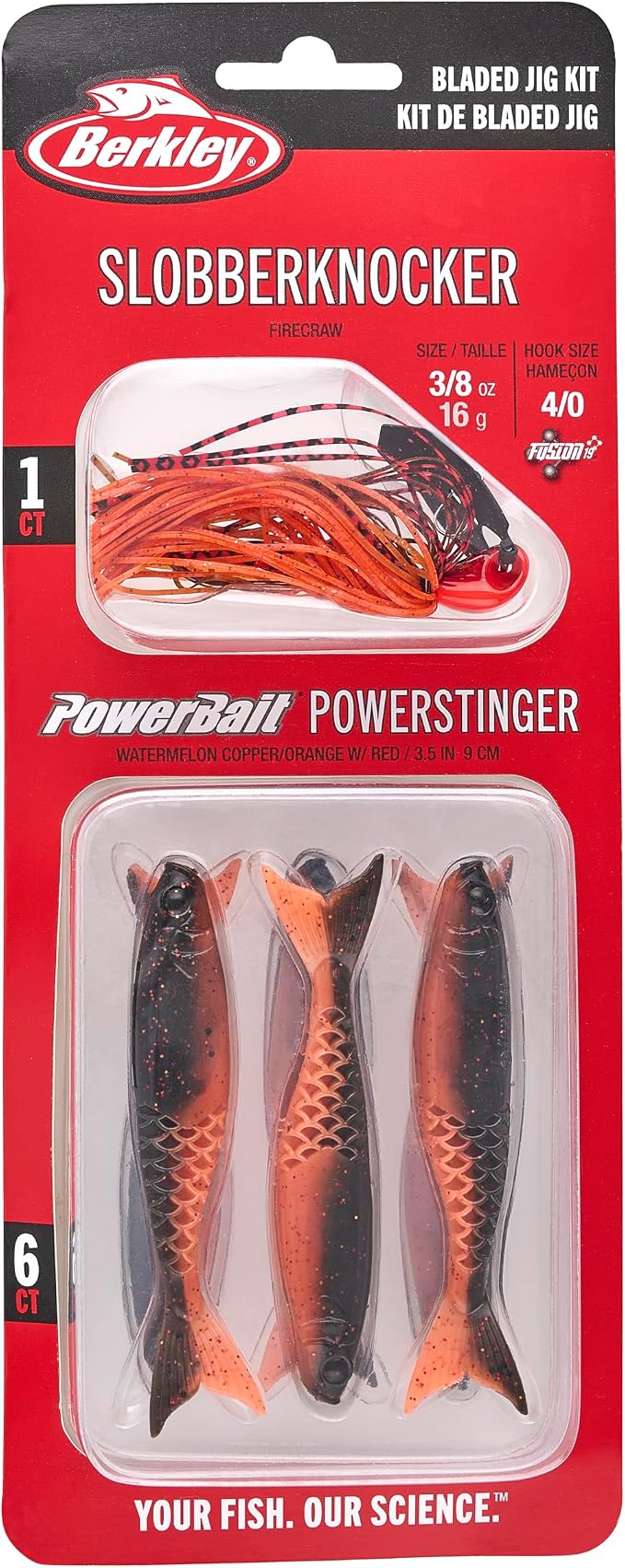 Berkley SlobberKnocker Fishing Jig, 1/2 oz, Herring