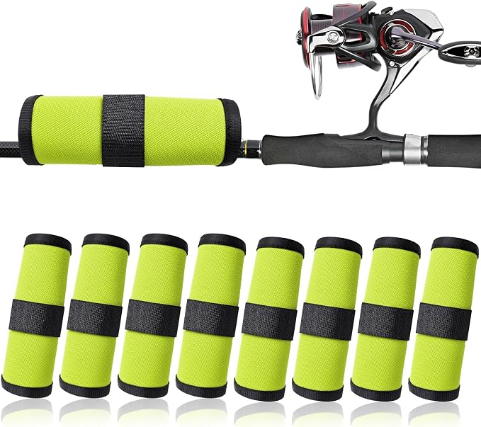 8 Pack Fishing Lure Covers，Lure Wraps for Fishing Rod，Fishing Hook Bait Covers